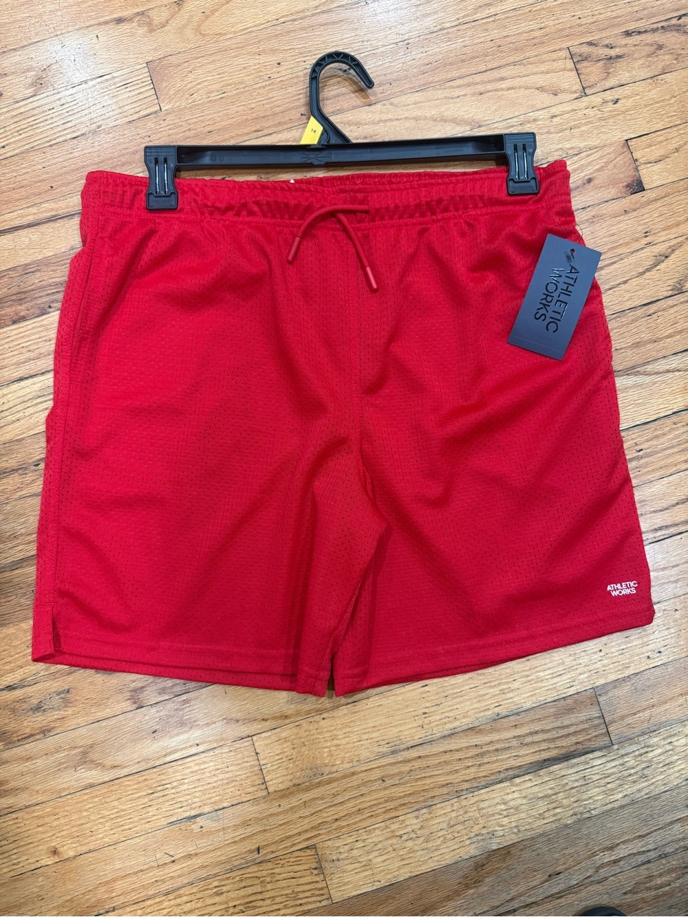Athletic Works Red Mesh Performance Shorts